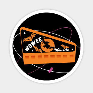 Retro Halloween wax candy whistle Magnet